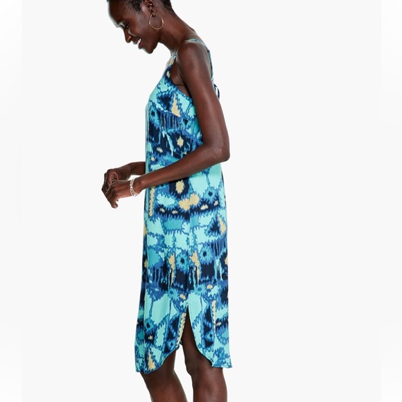 NIC+ZOE Mindfully Made Blue Multi Dress – Size Small - Picture 4 of 12